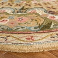 thumbnail image 3 of SAFAVIEH Classic Chandler Oriental Wool Area Rug, Taupe/Light Green, 6' x 6' Round, 3 of 12