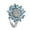 6, variant on Women Ring Bridal Shiny Cubic Zirconia Inlaid Sparkling Geometry Decoration White Aquamarine Sunflower Shape Wedding Engagement Ring Jewelry for friend