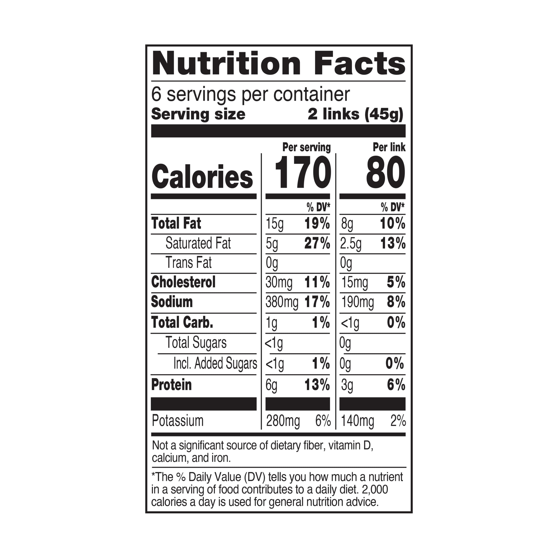 Johnsonville Fully Cooked Pork Breakfast Sausage Links, 9.6oz (12 count), Refrigerated