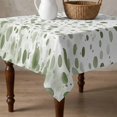 thumbnail image 4 of Sage Green Polka Dot Table Cloth Waterproof Tablecloths, Modern Art Abstract Watercolor Dot Tablecloth Dining Table Cover for Kitchen Party Tabletop Outdoor, Square Tablecloth 60x60 Inch, 4 of 9