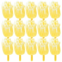 30 Pcs Flower Scatters Stamens for Making Decoration Scrapbook Yellow