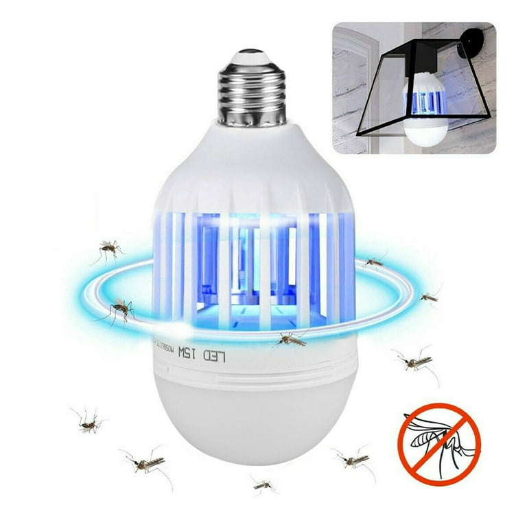 Bug Zapper Light Bulb - 2 in 1 Electronic Insect Killer, Mosquito