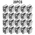 thumbnail image 1 of For 2x6mm Solar Panel Wire Clips Stainless Steel Cable Clamps for PV Wiring Boat, 1 of 8