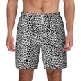 thumbnail image 2 of Goofa Black Leopard Printed Men's Swim Trunks Board Shorts Quick Dry Mens Swimming Trunks with Compression Liner,Breathable Fit Hawaii Beach Shorts-Large, 2 of 9