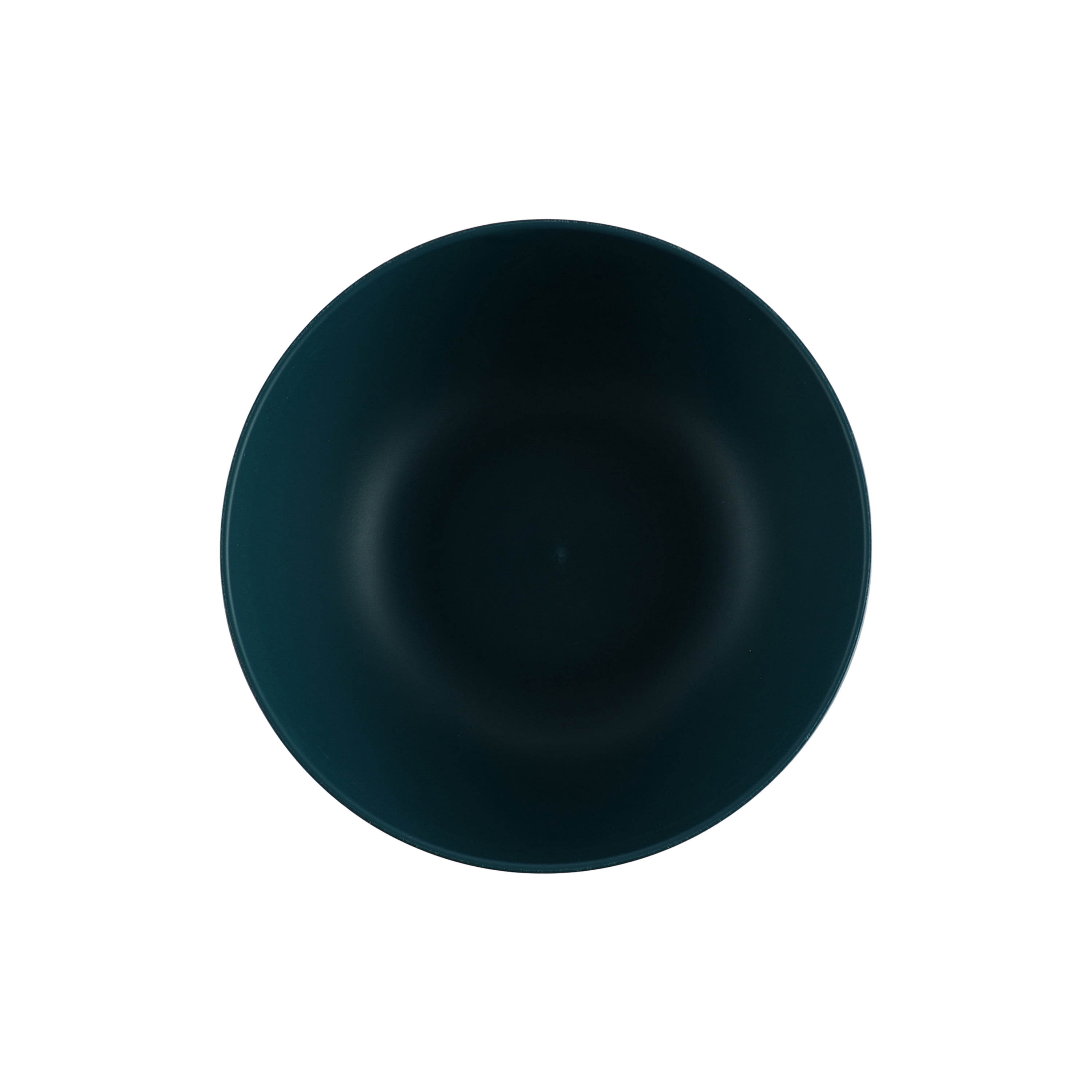 Mainstays Blue Round Plastic Plate, Stripe Etched, 10.5 inch