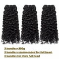 thumbnail image 5 of Benehair 100% Virgin Human Hair Extensions Brazilian Hair Weave Weft 1-3 Bundles Thick Water Wave Wavy Black Women 100g 14"-24", 5 of 11
