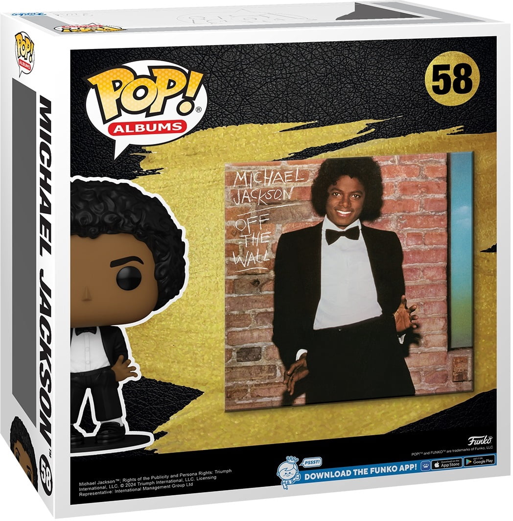 Michael Jackson Off the Wall Pop! Album Figure #58 with Case