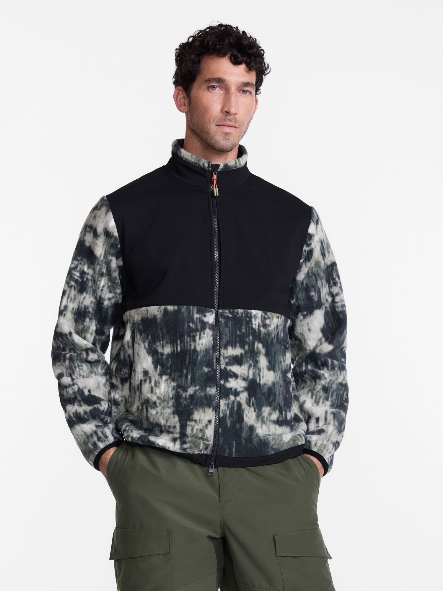 Ozark Trail Men's Mixed Media Jacket, Sizes S-3XL