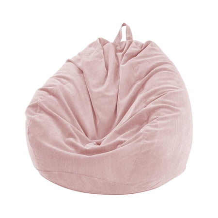 Sunisery Stuffed Animal Storage Bean Bag Chair Cover (No Filler) for Kids Adults, Soft Corduroy Beanbag for Organizing Plush Toys