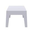 thumbnail image 2 of Compamia Box Resin Patio Coffee Table in Silver Gray, 2 of 5