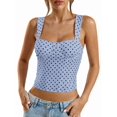 thumbnail image 2 of Women'S Square Neck Sleeveless Tank Tops Basic Tight T Shirts XS, 2 of 8