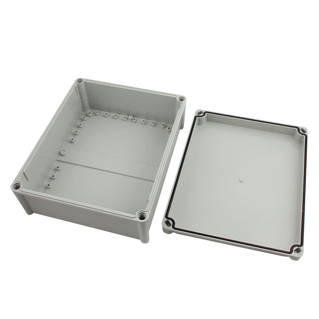 340mmx280mmx130mm Waterproof Junction Box DIY Terminal Connecting Box Gray