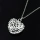 thumbnail image 3 of Collar para mujer, joyería para mujer, collar con colgante en forma de corazón, cadena para clavícula, regalo, collar de proyección, 3 of 5