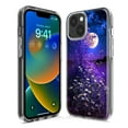 thumbnail image 3 of MUNDAZE Apple iPhone 14 Pro Max Shockproof Clear Hybrid Protective Phone Case Spring Moon Night Lavender Flowers Floral Cover, 3 of 5