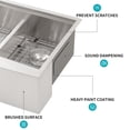 thumbnail image 5 of Double Bowl(60/40) Farmhouse Sink Workstation - 33 Inch Kitchen Sink Stainless Steel 16 gauge Apron Front Kitchen Sink, 5 of 8