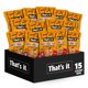 thumbnail image 1 of Fruit Crunchables (15 Pack) Apple Crisps healthy snacks for kids, Plant-Based, Non-GMO, Gluten-Free, No Sugar Added - Healthy Snack for lunch box 100% Natural Crunchy Fruit Snack, 1 of 5