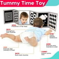 thumbnail image 5 of High Contrast Baby Toys Black and White Book Infants Toy Tummy Time Mirror for Babies 0-6 6-12 Months, 5 of 10