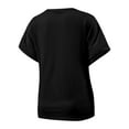 thumbnail image 5 of Womens T Shirts Short Sleeve V Neck Casual Summer Tops Tshirts with Pocket, 5 of 5