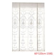 thumbnail image 1 of Cortinas romanas con lazo bordado floral Tap Top Sheer Balcón Cortina de ventana Paneles de cenefa Advancent JJ23235-01, 1 of 6