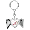 thumbnail image 1 of Llavero de alas de ángel en forma de corazón, 1 of 3