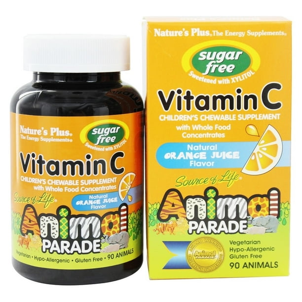 Nature's Plus Source Of Life Animal Parade Children's Vitamin C