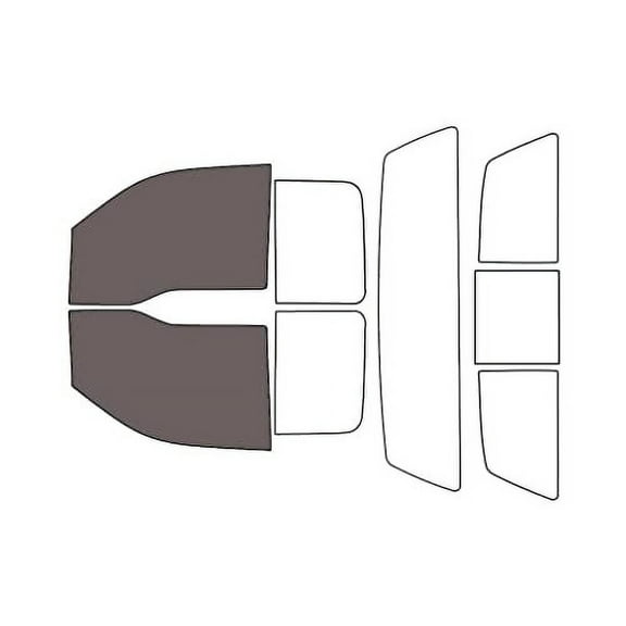 Rvinyl Car Window Tint Kit Front 35% Single Ply Fits Ford F-150 2004-2008 2 Door Supercab
