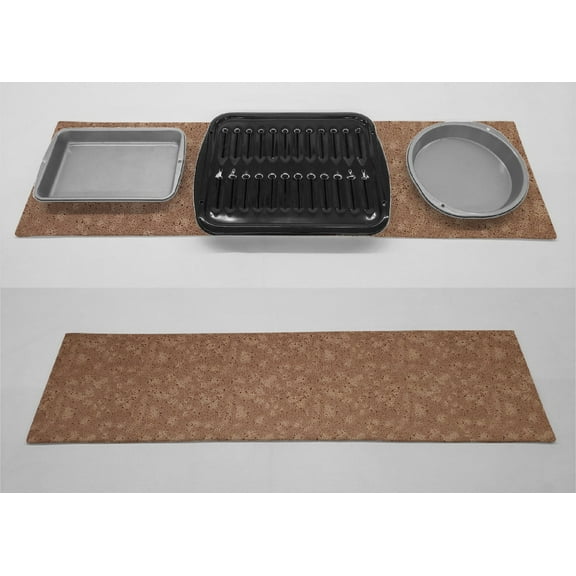 Splatter Hot Pads or Hot Pad Runner by Penny's Needful Things (Small: 11 x 18) (Chocolate Brown)