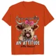 thumbnail image 3 of Camisetas con estampado de vaca de las tierras altas para mujer, camisetas femeninas con diseño de actitud, camiseta de manga corta con cuello redondo, ropa divertida de dibujos animados para mujer, 3 of 5