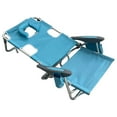 thumbnail image 6 of Open Box Deltess Ostrich Deluxe Aluminum Chair w/Cooler Bag, Light Blue, 6 of 10