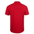 thumbnail image 3 of Men's Cutter & Buck  Red Lansing Lugnuts  Clique Ice Pique Tech Polo, 3 of 3