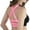 Crisscross Strappy Back - Black/Neon Pink, variant on ToBeInStyle Women's Seamless Mesh Racerback Sports Bras