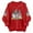 Red #1, variant on Red Christmas Sweatshirts for Women 2025 Long Sleeve Crewneck Merry Christmas Graphic Sweatshirt Holiday Pullover Tops