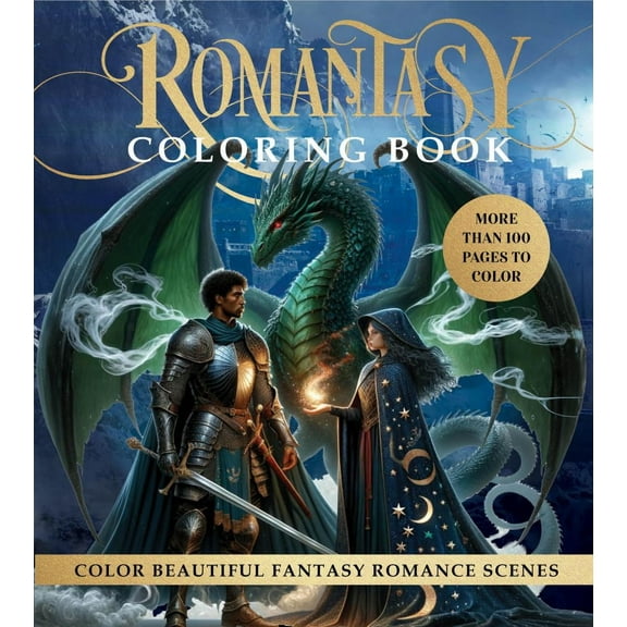 EDITORS OF CHARTWELL BOOK: Romantasy Coloring Book: Color Beautiful Fantasy Romance Scenes - More Than 100 Pages to Color (Paperback)