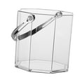thumbnail image 4 of Fiocias Beer Bucket Beverage Ice Bucket and Tongs with Handle Bucket Ice Tub for Bar KTV Clear Octagon, 4 of 9