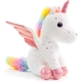 thumbnail image 1 of 8" Unicorn Toys Animal - Cute Plush Unicorn Gifts Toy for 3-8 Years Old Girls, Soft Birthday Present for Baby, Toddler, Kids, Decor (White), 1 of 6