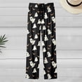 thumbnail image 2 of Landzoo One Everyday Casual Pants With All Over Print Fashionable Comfortable Trousers For Daily Wear Soft Stretch Fit Versatile Bottoms Soft Stylish Women's Casual Pants, 2 of 3