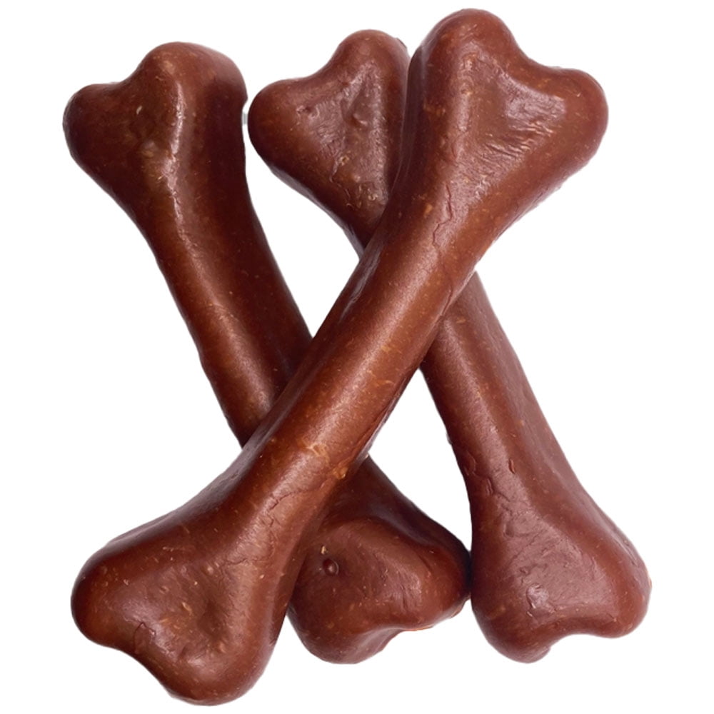 Texas Pet Company Global Collection Chaw Bones Beef Flavor Long Lasting Chews for Dogs (Medium 4 Pack)