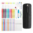 thumbnail image 1 of 52/ Crochet Hooks Set Accessories with Case Yarn Knitting 62Pcs, 1 of 8