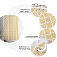 thumbnail image 5 of Yellow Moroccon Shower Curtains for Bathroom Waterproof Fabric Bath Curtains Decor Bath Tub Curtain Farmhouse Minimalist Ethnic Geometric Decorative Shower Curtain Sets with 12 Hooks, 72x72 Inch, 5 of 6