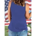 thumbnail image 4 of Anbech 4th of July Women's Tank Tops Graphic USA Flag Sleeveless Tees Summer Casual Cami Shirts, 4 of 7