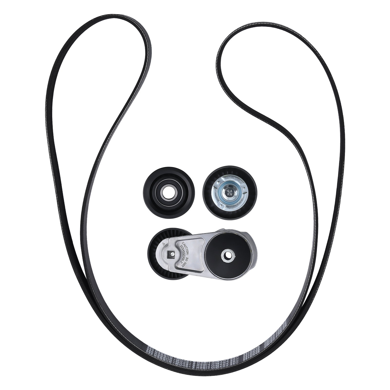 maXpeedingrods Drive Belt Tensioner & Idler Pulley Belt Kit Serpentine Belt for Dodge Grand Caravan/Avenger/Challenger/Journey, Chrysler 200 300 Town & Country, Jeep Grand Cherokee/Ram 1500