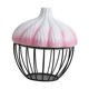 thumbnail image 1 of Cesta para almacenar ajo, material de hierro transpirable, contenedor de almacenamiento decorativo para Rosa, 1 of 9
