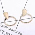 thumbnail image 4 of Pendientes de metal color plata, pendientes colgantes vintage para mujer, plata, 4 of 4