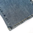 thumbnail image 6 of KIDSCOOL SPACE Toddler & Big Girls Jeans, 18M-13T Simple Desgin Ribbed Waist Stretch Denim Pants,Light Blue,3-4 Years, 6 of 6