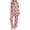 Pink, variant on Liuchenyi Pajamas for Women Set Womens Halloween Pajamas Set 2 Piece Button Down Matching Sleepwear Fall Outfit with Fun Graphic Print for Cozy Holiday Nights At Home