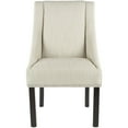 thumbnail image 3 of SAFAVIEH Morris Sloping Arm Dining Chair w/ Nail Heads, Set of 2 (23.2 in. W x 27.2 in. D x 39.4 in. H), 3 of 8
