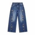 thumbnail image 6 of Taqqpue Women Baggy Jeans Casual Wide Leg High Waist Pants Loose Fit Plus Size Denim Pants with Pockets for Women, 6 of 8