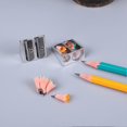 thumbnail image 2 of Magnesium Pencil Sharpener Survival, Hand Held Pencil Sharpener, Metal Pencil Sharpener Magnesium, 2-Hole Pencil Sharpener Magnesium Alloy Wedge Profi, 2 of 5