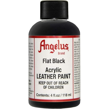 Angelus Acrylic Leather Paint, Flat Black, 4 oz. | Walmart Canada