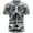 Light Gray, variant on Men's Casual Short Sleeve Pocket T-Shirt with Embossed Bone Pattern for Stylish Dressing and Everyday Comfort